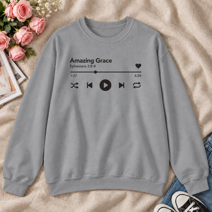 Amazing Grace, Gift For Christian Music Lovers - 2D Unisex Sweatshirt