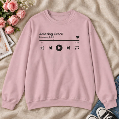 Amazing Grace, Gift For Christian Music Lovers - 2D Unisex Sweatshirt
