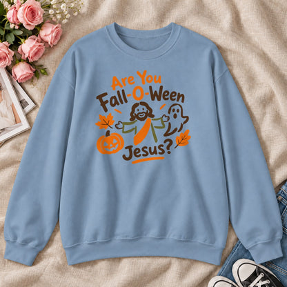 Are You Fall-O-Ween Jesus, Gift For Christian Kids - 2D Unisex Sweatshirt
