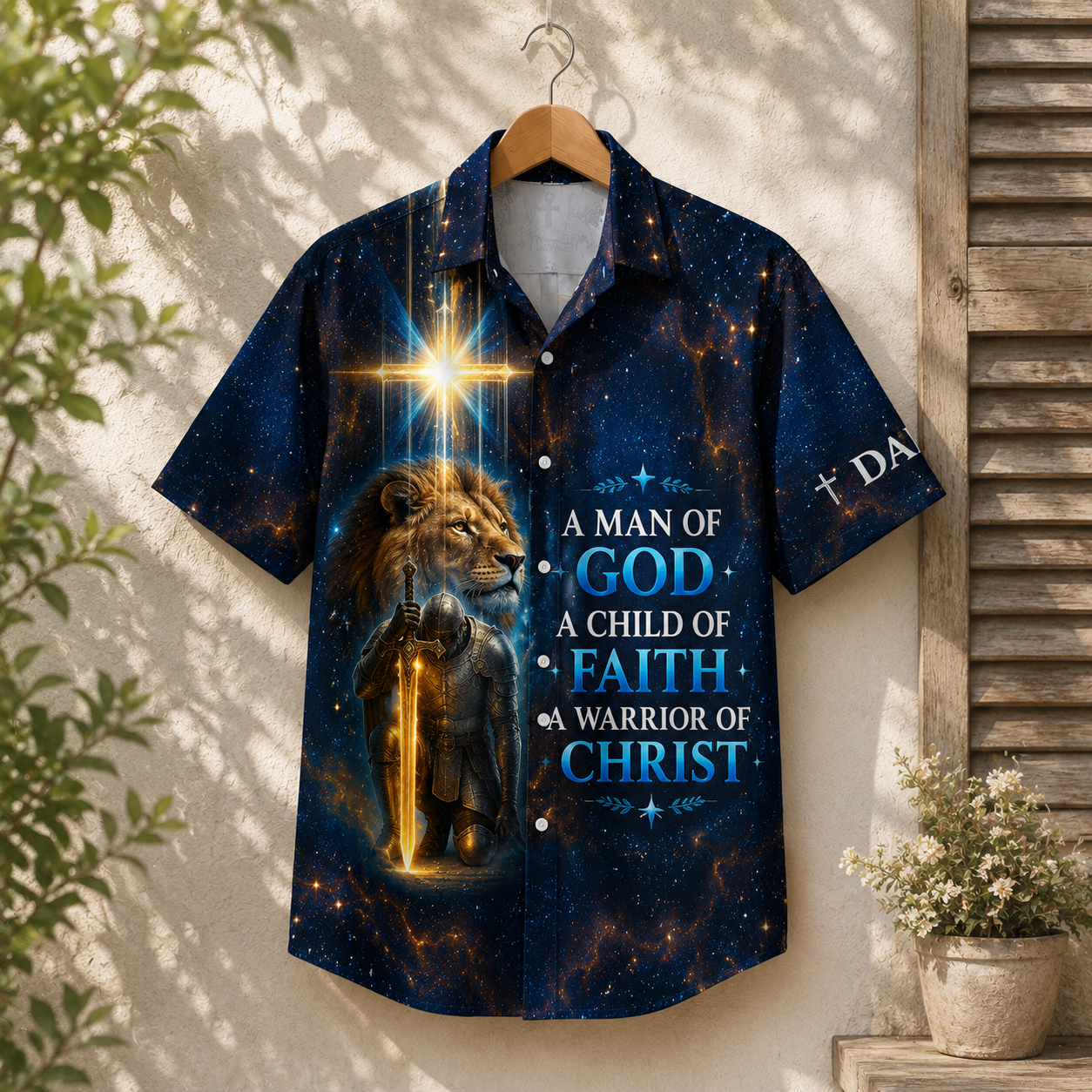A Man Of God, Gift of Faith | Personalized Hawaiian Shirt