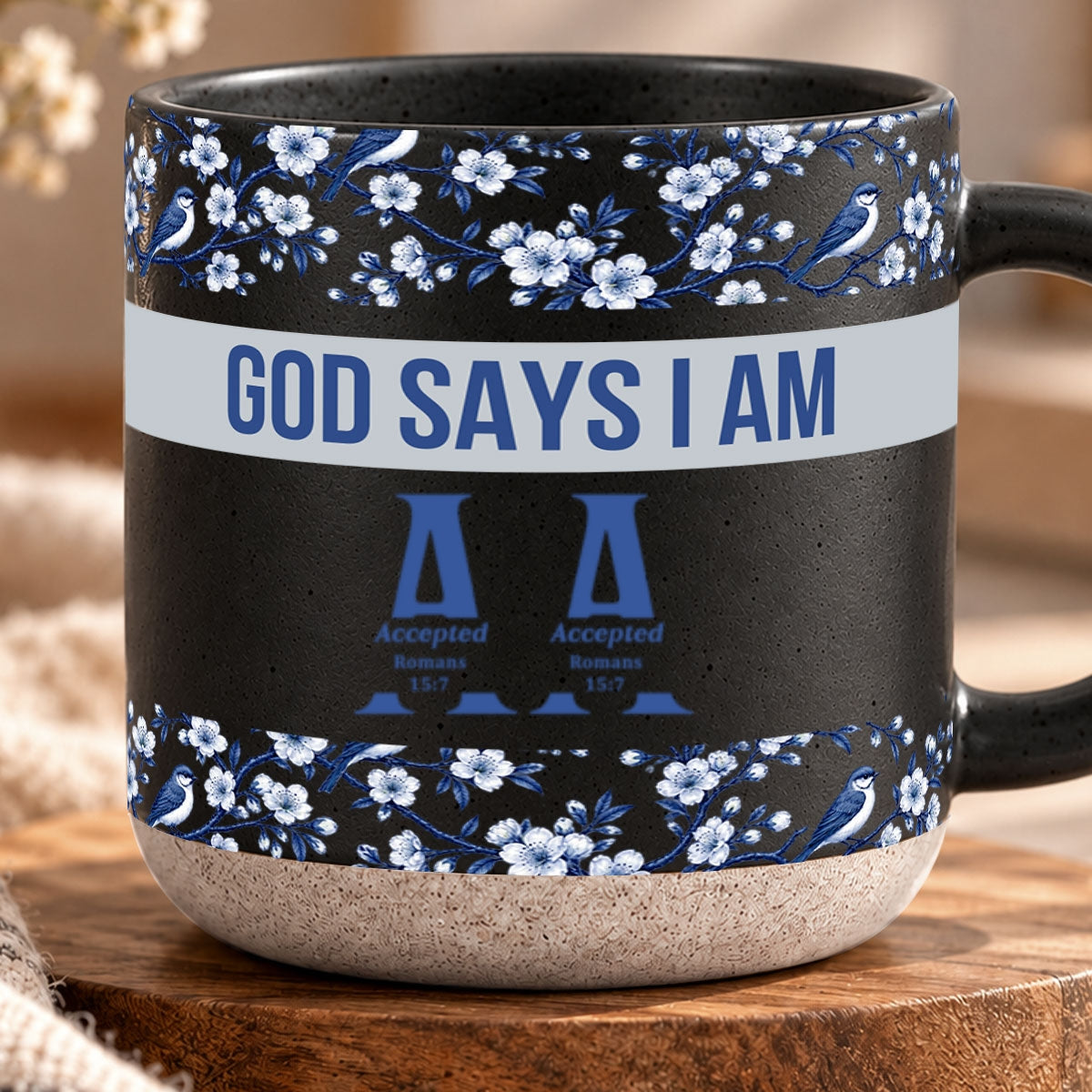 God Says I Am, Personalized Gift For Loved One | Personalized Pottery Mug