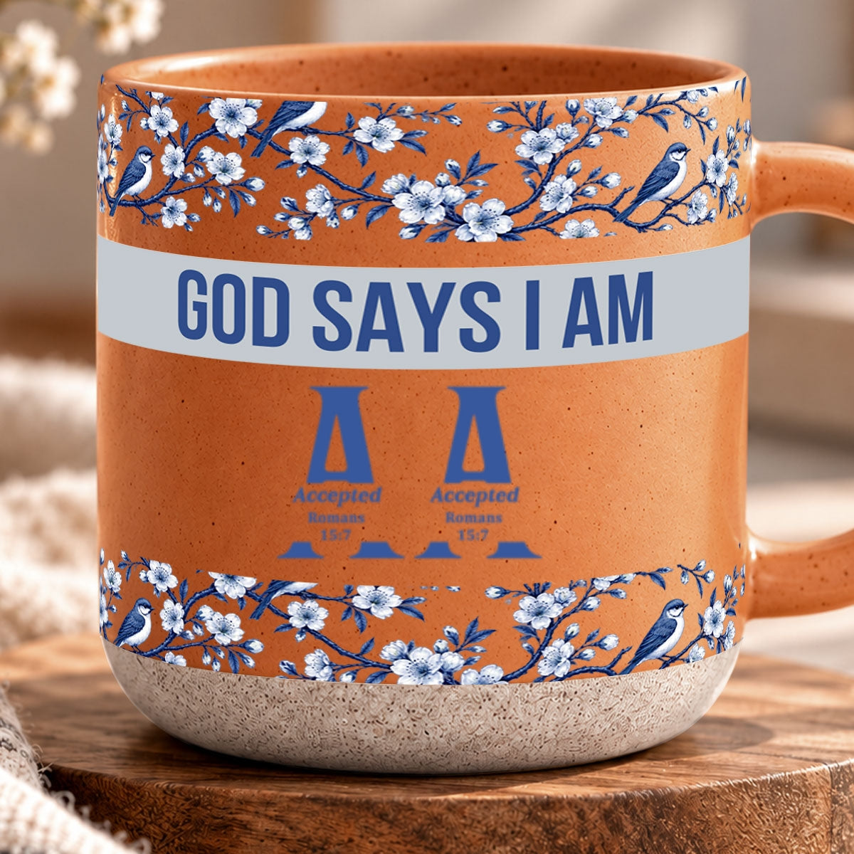 God Says I Am, Personalized Gift For Loved One | Personalized Pottery Mug