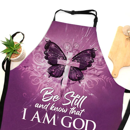 Be Still And Know That I Am God - Apron With Neck Strap