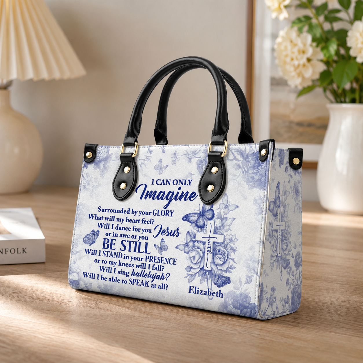 I Can Only Imagine, Gift of Hope | Personalized Leather Handbag