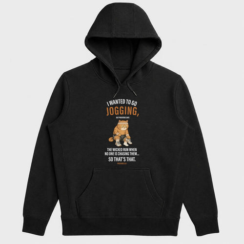 I Wanted To Go Jogging Proverbs 28:1, Funny Christian Gift - 2D Unisex Hoodie