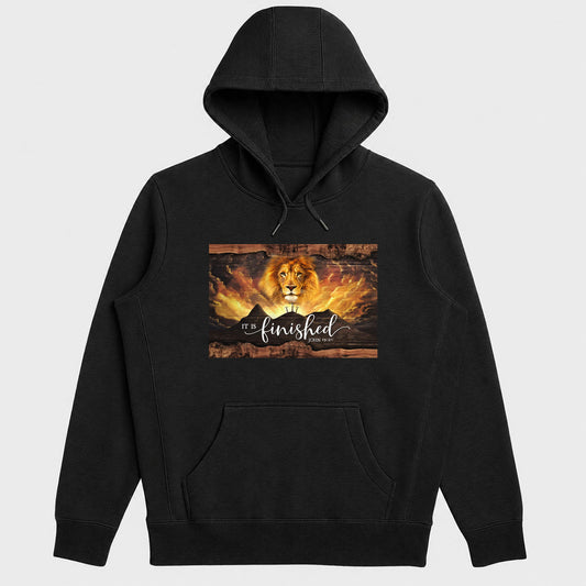 It Is Finished, John 19:30, Gift For Christian Men, Believers, Easter, Bible Study Group | 2D Unisex Hoodie