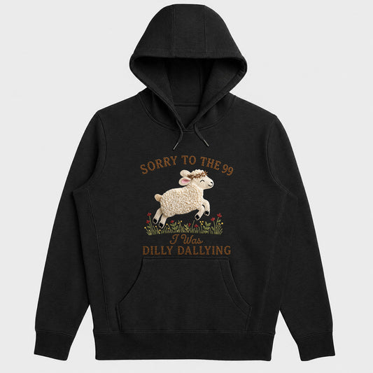 He Left The 99 To Rescue Me, Funny Christian Gift | 2D Unisex Hoodie