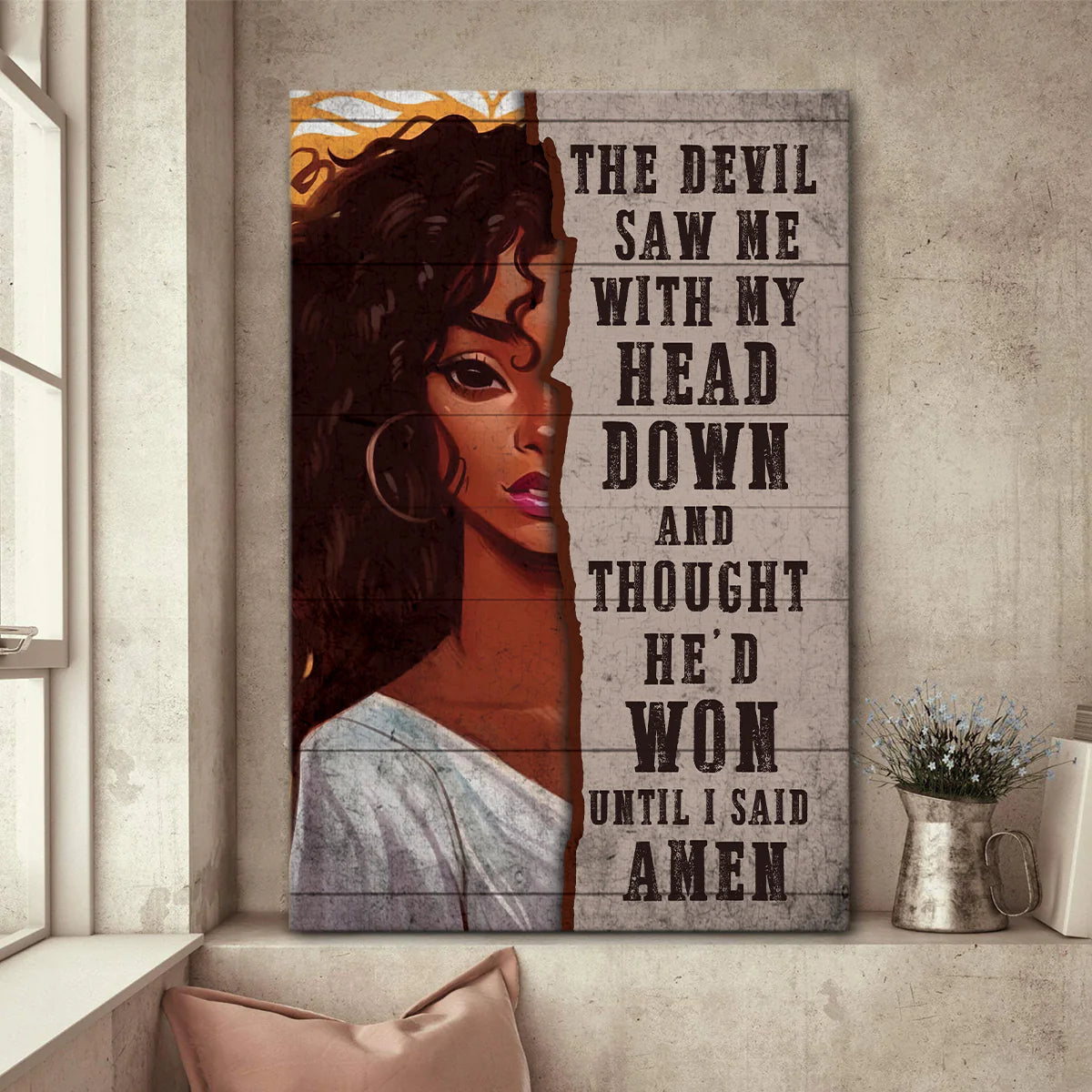 I Said Amen - Personalized Canvas