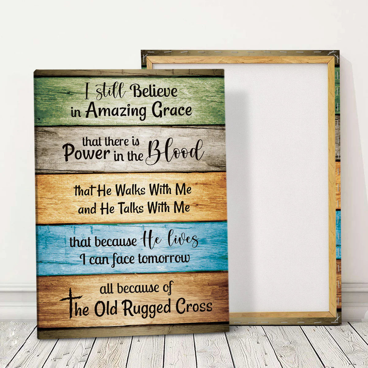 Believe In Amazing Grace - Personalized Canvas