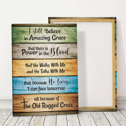 Believe In Amazing Grace - Personalized Canvas