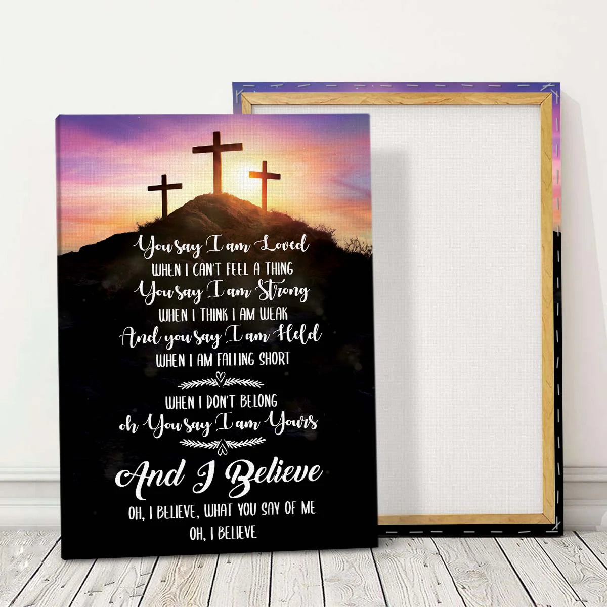 Special Lyrics About God - Personalized Canvas