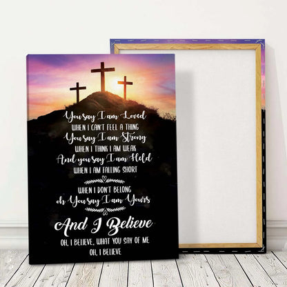 Special Lyrics About God - Personalized Canvas