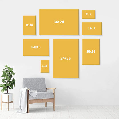 Unique Lion And Lamb - Personalized Canvas
