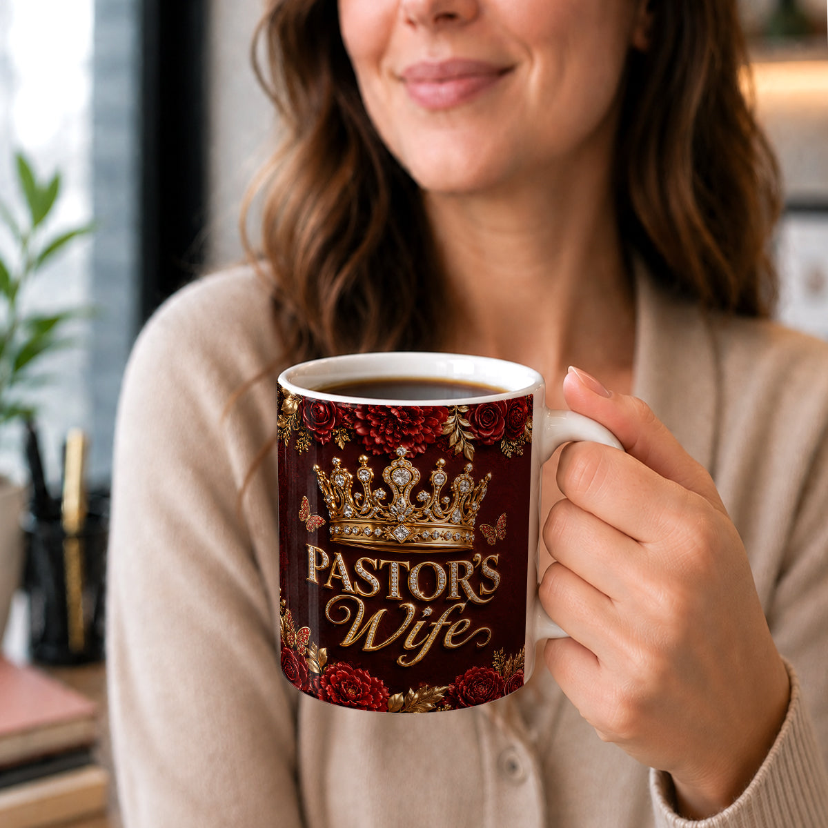 For Pastor’s Wife, Gift For Pastor's Wife | Personalized Ceramic Coffee Mug
