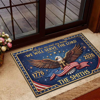 Chosen To Serve Him - Personalized Doormat