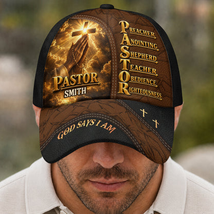 The Shepherd, Gift For Pastor | Personalized Classic Cap