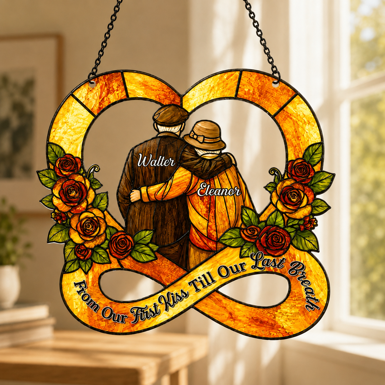 Forever Love Infinity, Love of Eternity | Personalized Acrylic Suncatcher