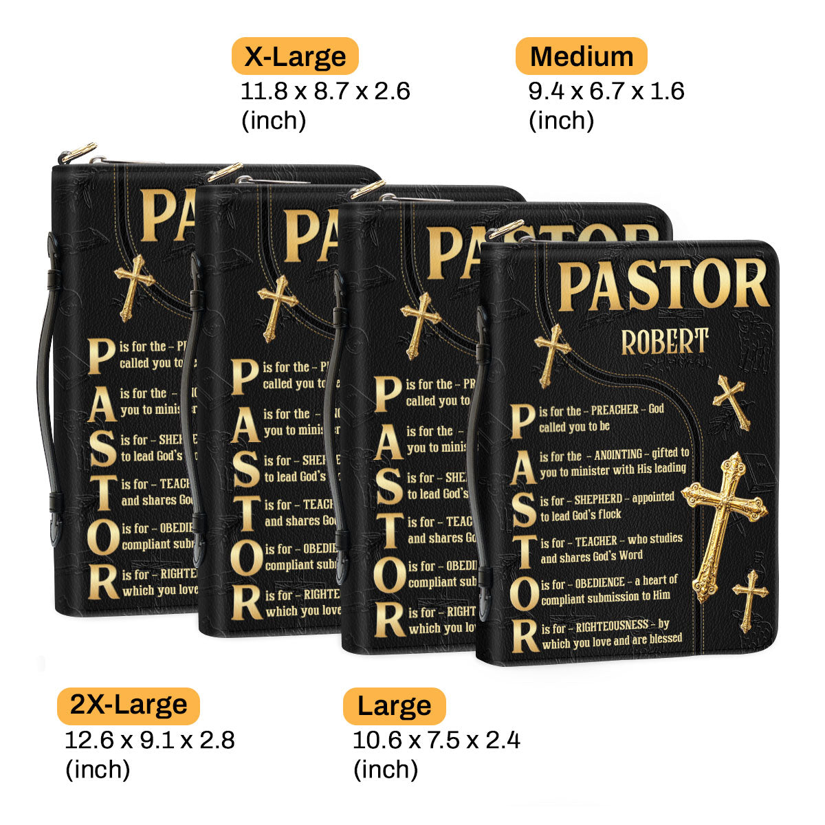 A Gift For Our Pastor | Personalized Bible Cover