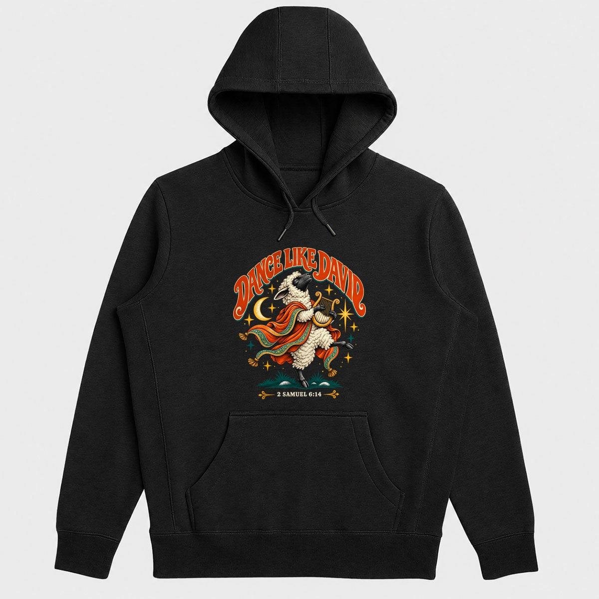 Dance Like David Sheep, Gift For Worship Leaders - 2D Unisex Hoodie