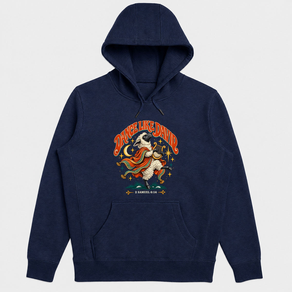 Dance Like David Sheep, Gift For Worship Leaders - 2D Unisex Hoodie