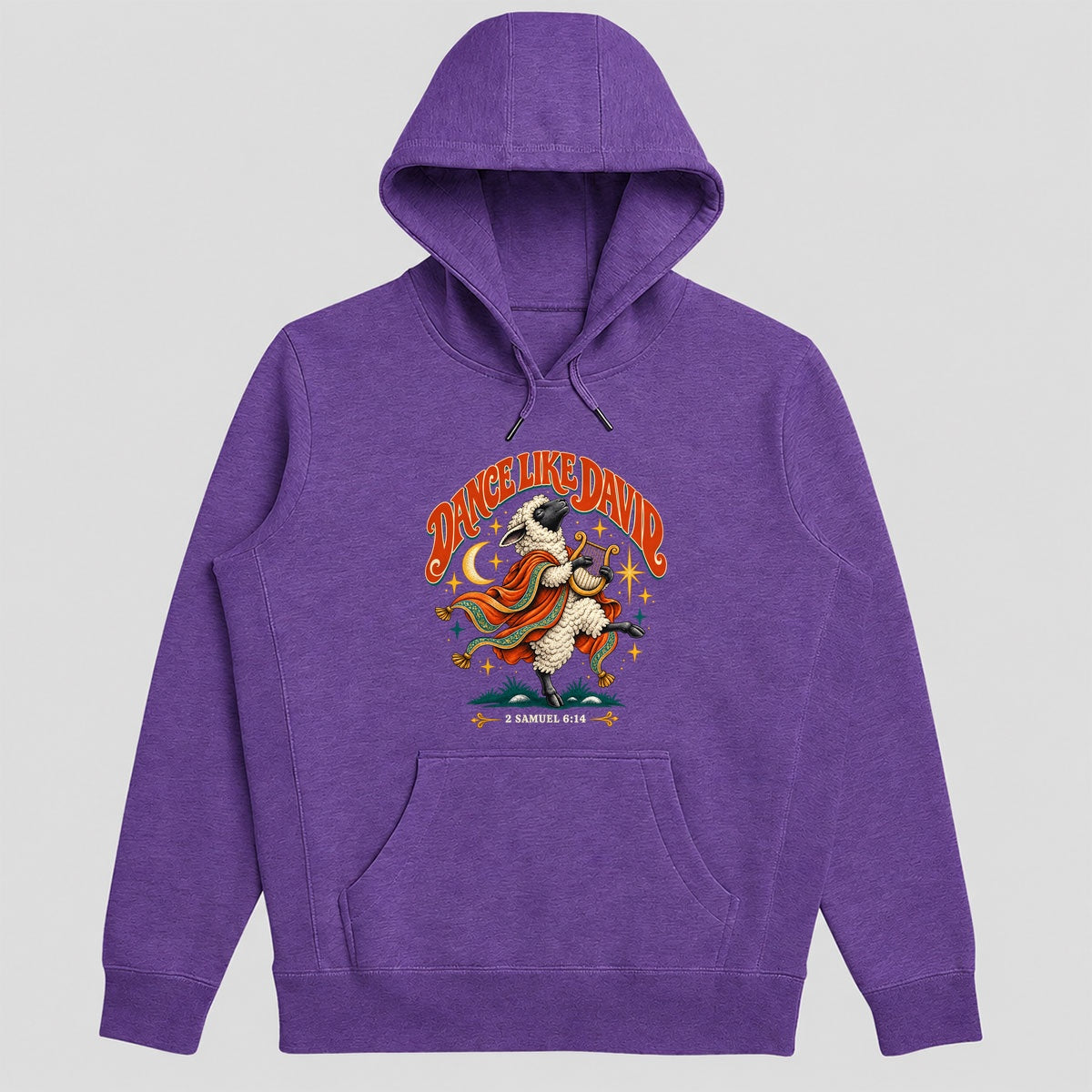 Dance Like David Sheep, Gift For Worship Leaders - 2D Unisex Hoodie