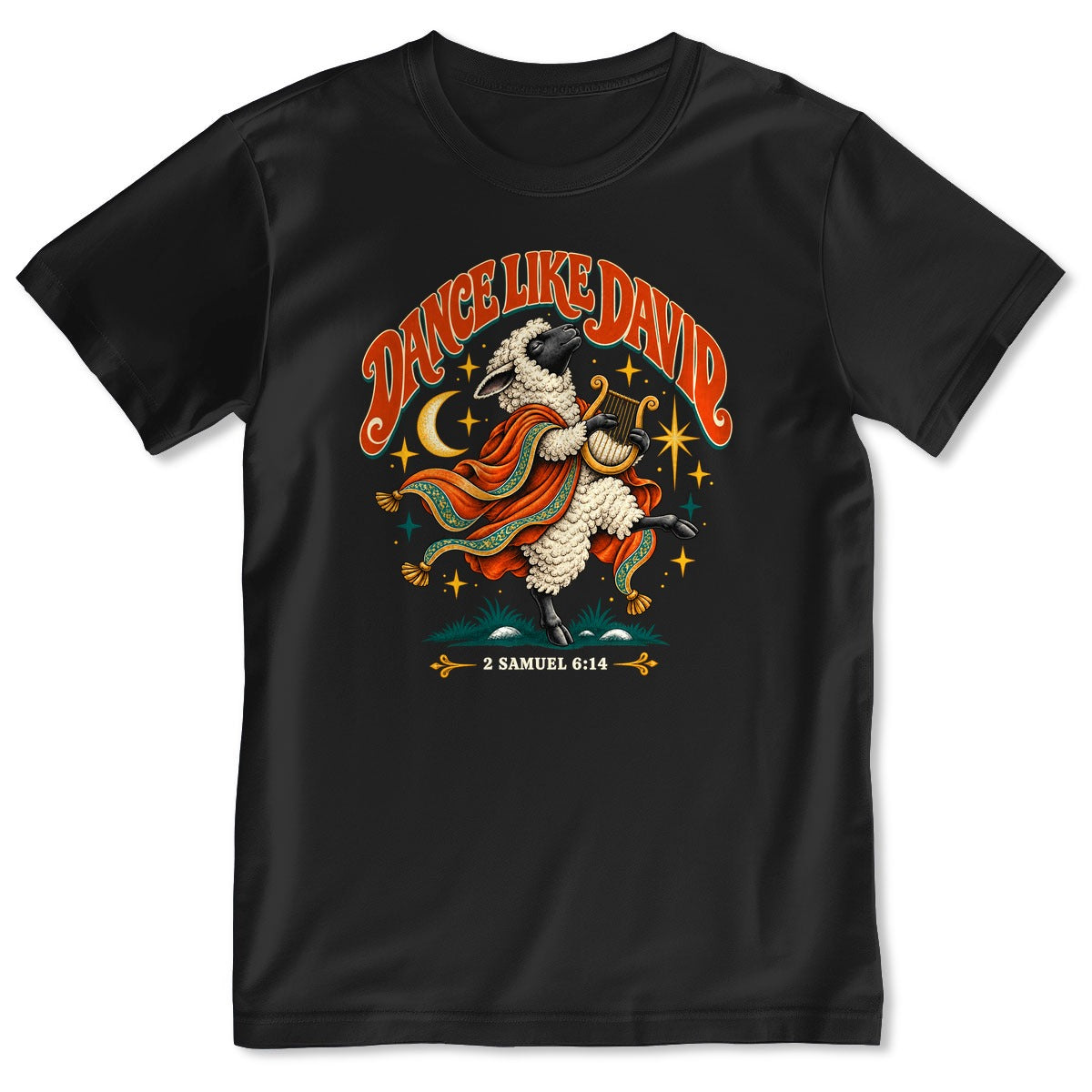Dance Like David Dancing Sheep, Gift For Christian - 2D Unisex T-shirt