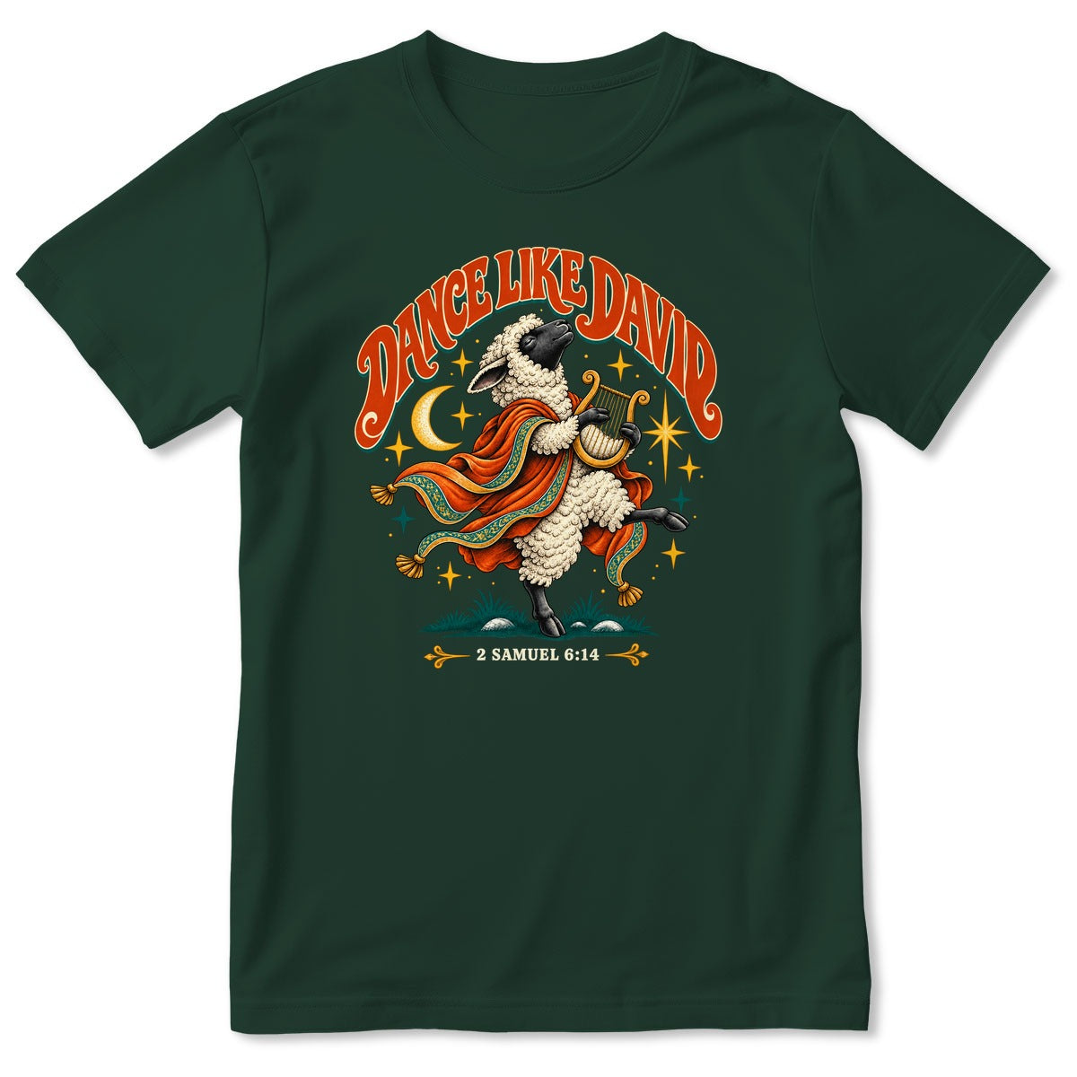Dance Like David Dancing Sheep, Gift For Christian - 2D Unisex T-shirt