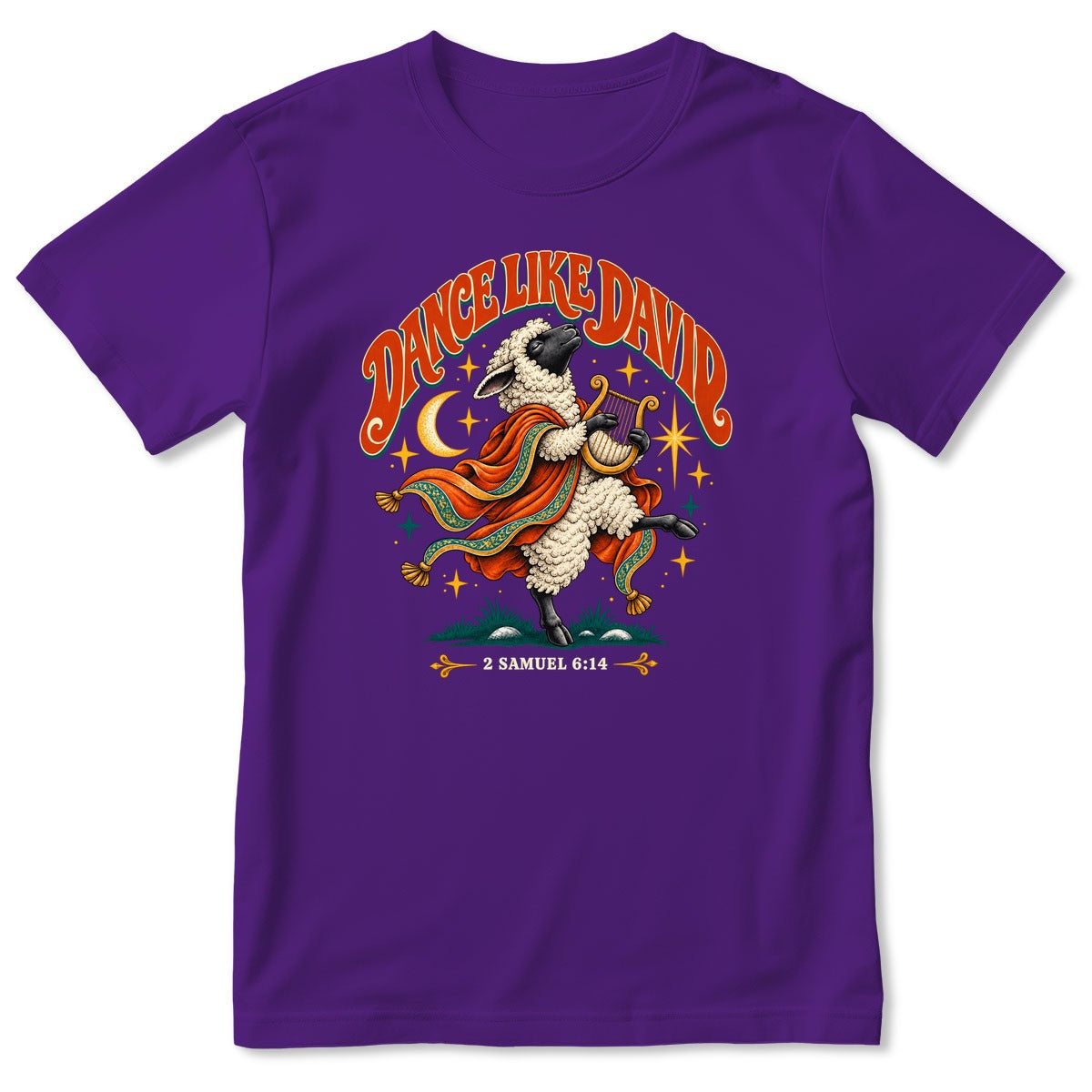 Dance Like David Dancing Sheep, Gift For Christian - 2D Unisex T-shirt
