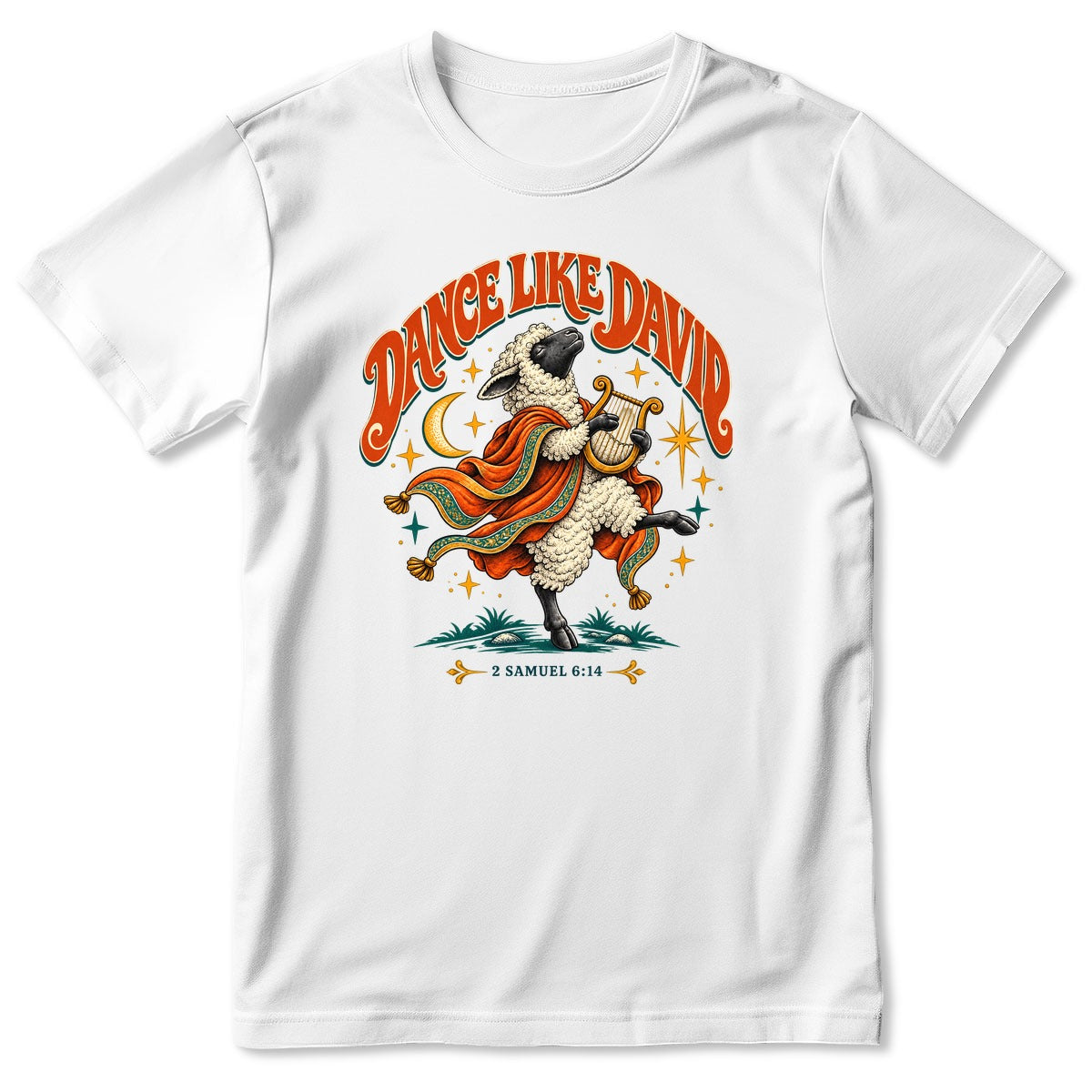 Dance Like David Dancing Sheep, Gift For Christian - 2D Unisex T-shirt