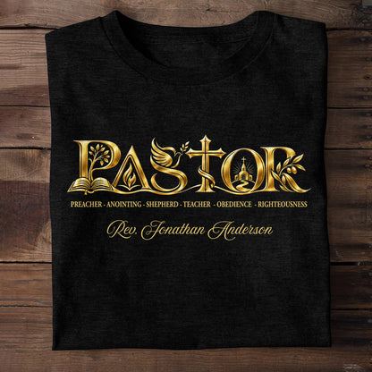 Celebrating A Pastor’s Faithful Life Of Service, Gift For Pastor | Personalized 2D Unisex T-shirt