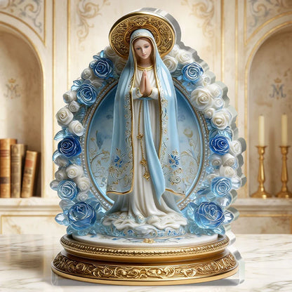 Assumption Of Mary - Custom Shaped Acrylic Plaque