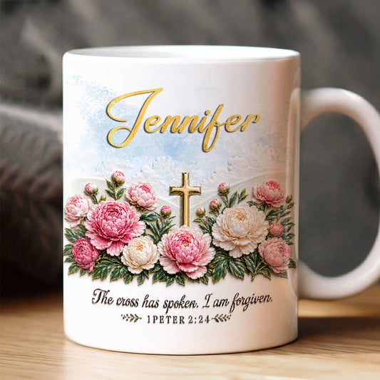 I Am Forgiven, Gift For Women | Personalized Ceramic Coffee Mug