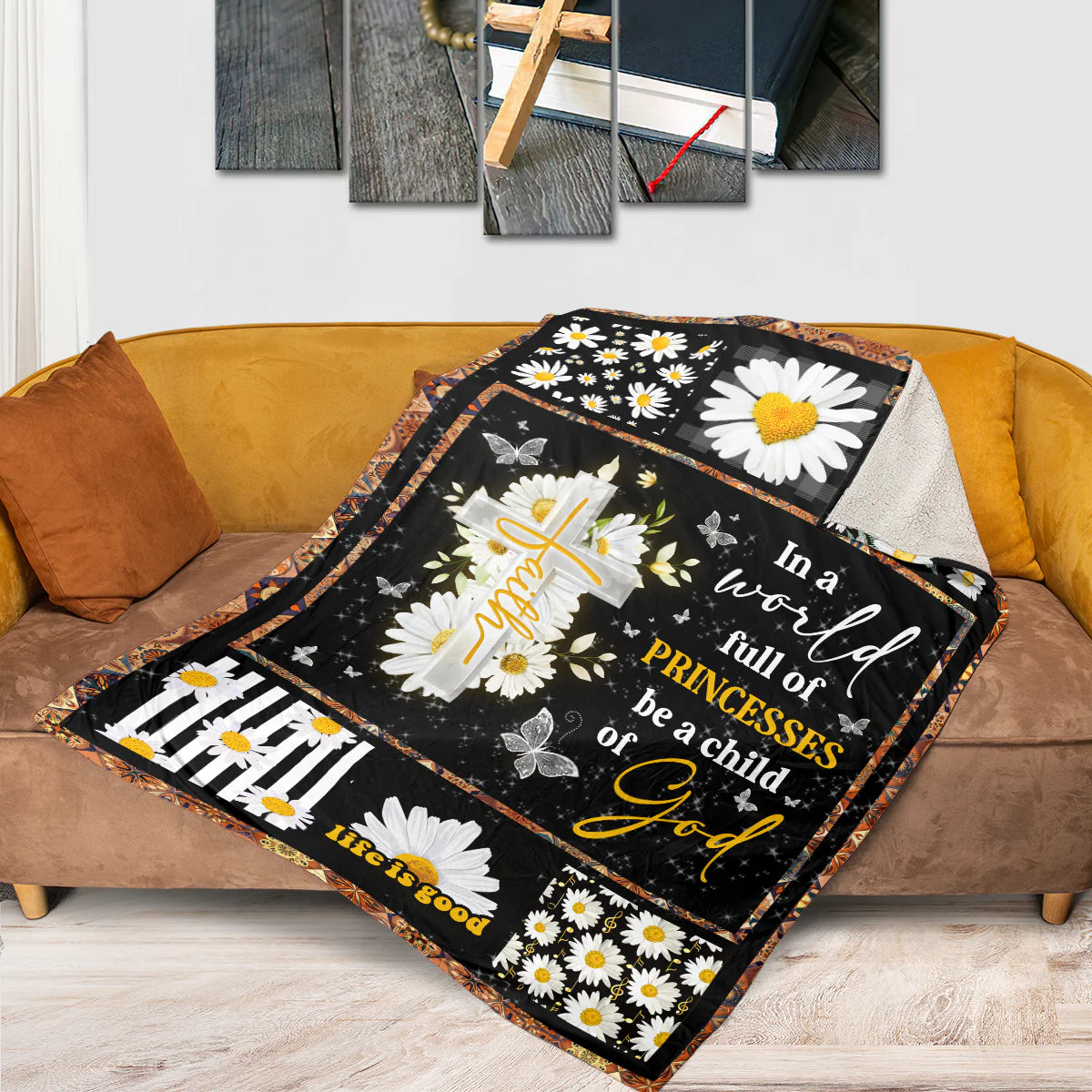 A Child of God Christian Fleece Blanket