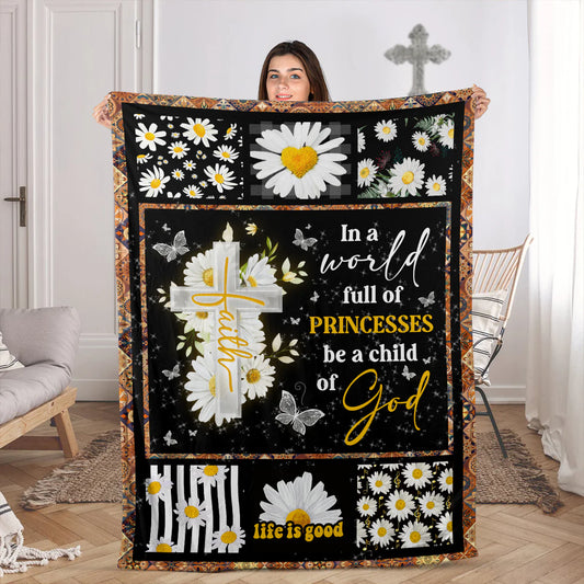 A Child of God Christian Fleece Blanket