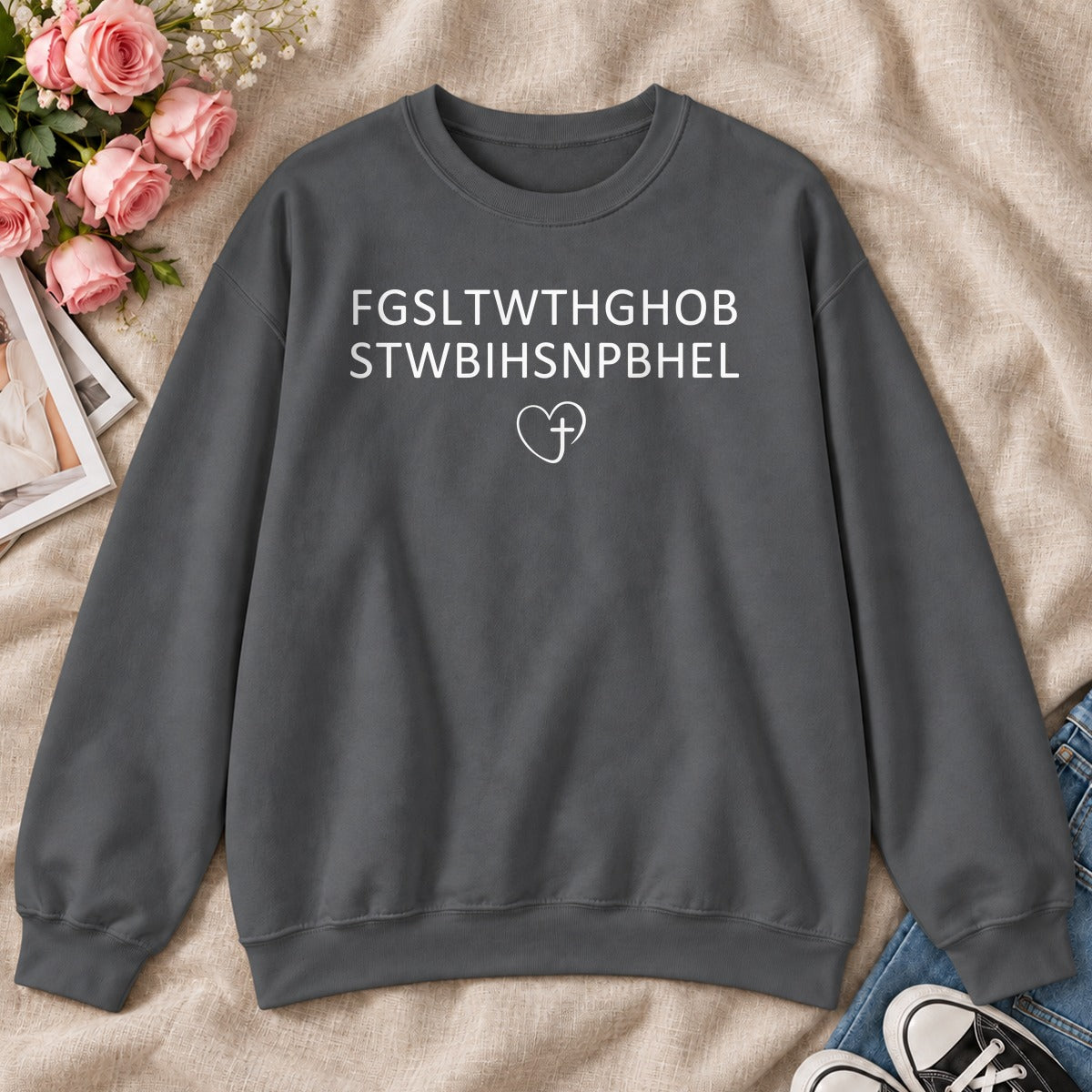 For God So Loved The World, John 3:16, Gift For Christian Believers - 2D Unisex Sweatshirt