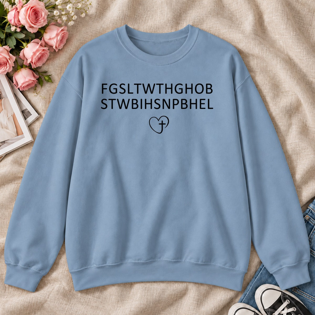 For God So Loved The World, John 3:16, Gift For Christian Believers - 2D Unisex Sweatshirt