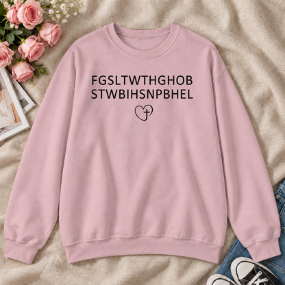 For God So Loved The World, John 3:16, Gift For Christian Believers - 2D Unisex Sweatshirt