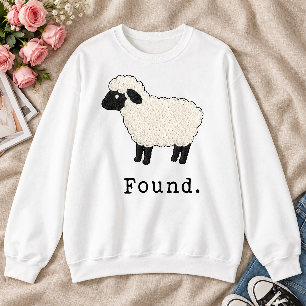 Found, Psalm 2:3, Gift For New Believers - 2D Unisex Sweatshirt