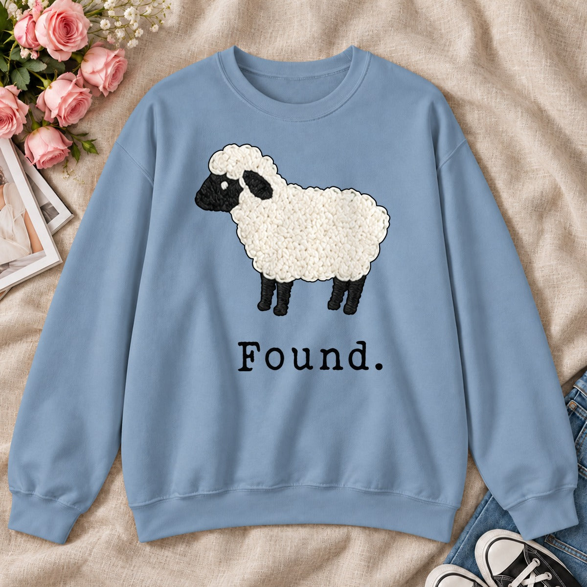 Found, Psalm 2:3, Gift For New Believers - 2D Unisex Sweatshirt