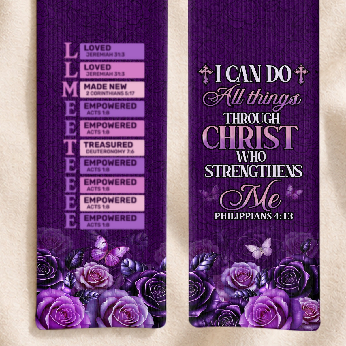 I Can Do All Things Through Christ Who Strengthens Me, Gift For Women | Personalized Scarf