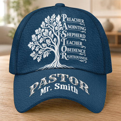Our Pastor, Gift For Pastor | Personalized Classic Cap