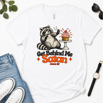 Get Behind Me Satan, Gift For Christian Dessert Lovers - 2D Unisex Premium T-shirt