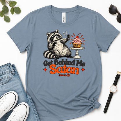 Get Behind Me Satan, Gift For Christian Dessert Lovers - 2D Unisex Premium T-shirt