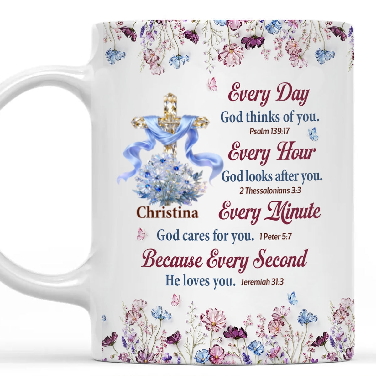 Always Loved By God, Gift of Love | Personalized Ceramic Coffee Mug