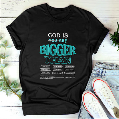 God Is Bigger Than Your Fear | 2D Unisex T-shirt