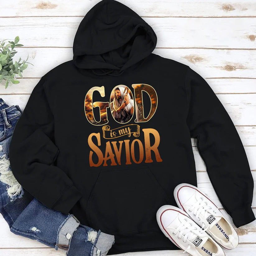 God Is My Savior | 2D Unisex Hoodie