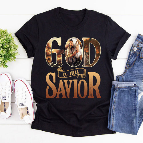 God Is My Savior | 2D Unisex T-shirt