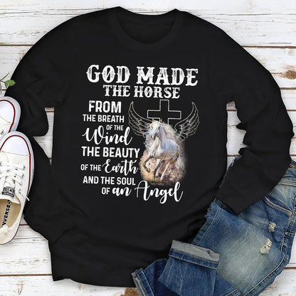 God Made The Horse From The Breath Of The Wind | 2D Unisex Long Sleeve