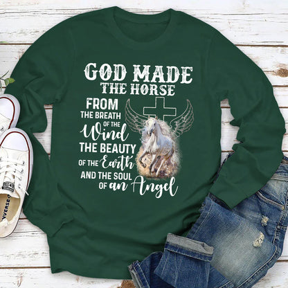 God Made The Horse From The Breath Of The Wind | 2D Unisex Long Sleeve