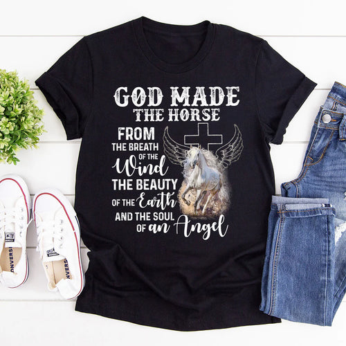 God Made The Horse From The Breath Of The Wind | 2D Unisex T-shirt